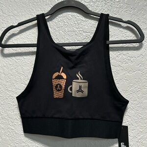 NWT Ultracor Sports Bra - Size S- Color: black and gray